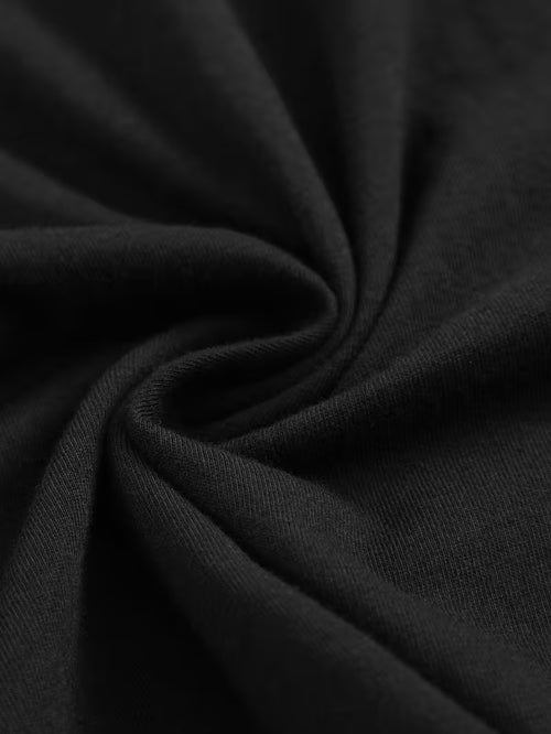 Men's Black Graphic T-Shirt - Astronaut Moon Print Space Theme Shirt | Breathable Cotton Tee for Everyday & Formal Events | Machine Washable Casual Top, Versatile Clothing, Modern Aesthetic, Durable Construction, Short Sleeve Shirt, Trendy Apparel